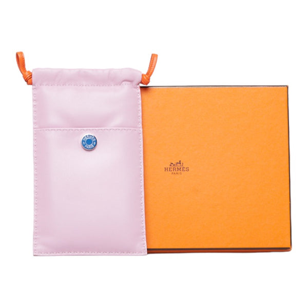 エルメス ピロ スマートフォンケース ポーチ モーヴシルベストル オレンジポピー アニョーミロ レディース HERMES 【中古】