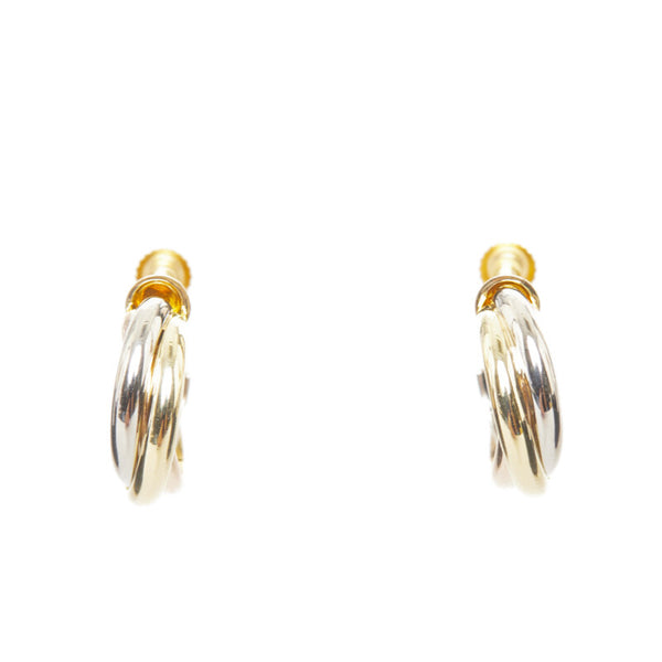 カルティエ トリニティ イヤリング CRB8017100 K18YG イエローゴールド レディース CARTIER 【中古】