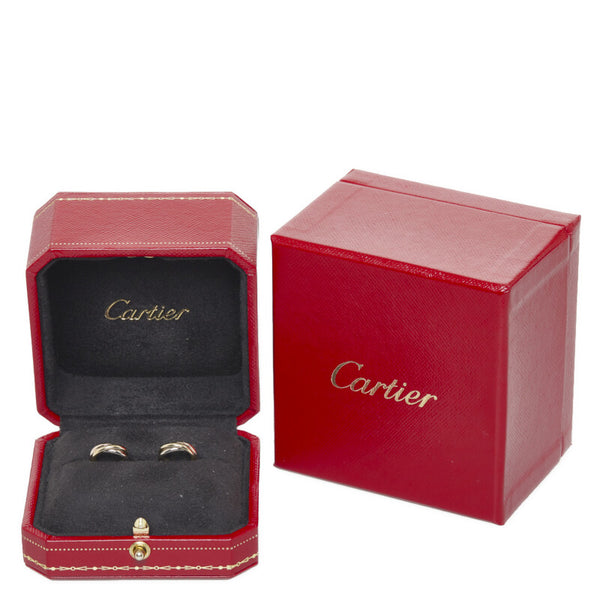 カルティエ トリニティ イヤリング CRB8017100 K18YG イエローゴールド レディース CARTIER 【中古】