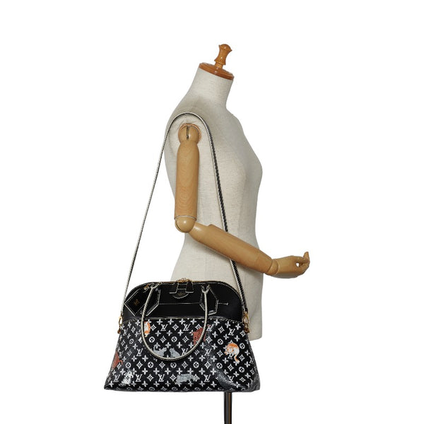 ルイ ヴィトン キャットグラム アルマ スープル ハンドバッグ ショルダーバッグ 2WAY M44403 ブラック レザー レディース LOUIS VUITTON 【中古】