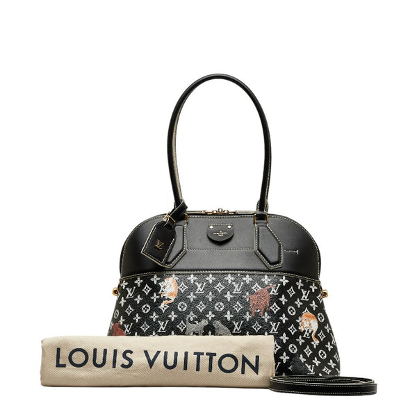 ルイ ヴィトン キャットグラム アルマ スープル ハンドバッグ ショルダーバッグ 2WAY M44403 ブラック レザー レディース LOUIS VUITTON 【中古】