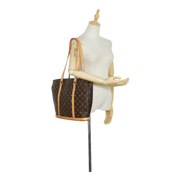 ルイ ヴィトン モノグラム バビロン トートバッグ ショルダーバッグ M51102 ブラウン PVC レザー レディース LOUIS VUITTON 【中古】