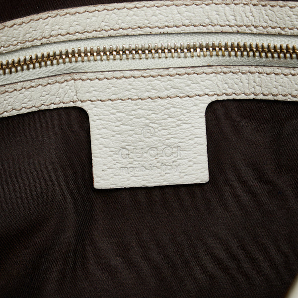 グッチ GGキャンバス ハンドバッグ トートバッグ 153361 ブラウン キャンバス レザー レディース GUCCI 【中古】