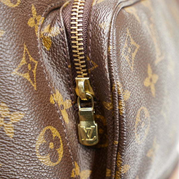 ルイ ヴィトン モノグラム モンスリGM リュック バックパック M51135 ブラウン PVC レザー レディース LOUIS VUITTON 【中古】