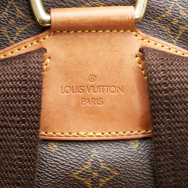 ルイ ヴィトン モノグラム モンスリGM リュック バックパック M51135 ブラウン PVC レザー レディース LOUIS VUITTON 【中古】
