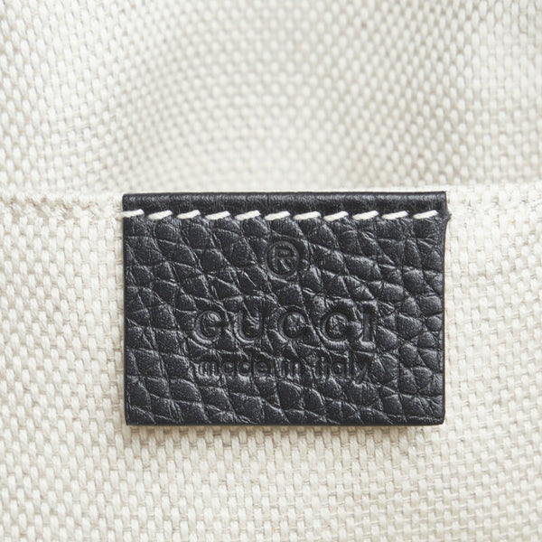 グッチ ソーホー インターロッキングG スモールディスコバッグ タッセル 斜め掛け ショルダーバッグ  308364 ブラック レザー レディース GUCCI 【中古】