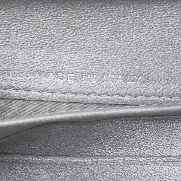 シャネル カメリア ココマーク 二つ折り財布 ブラック レザー レディース CHANEL 【中古】