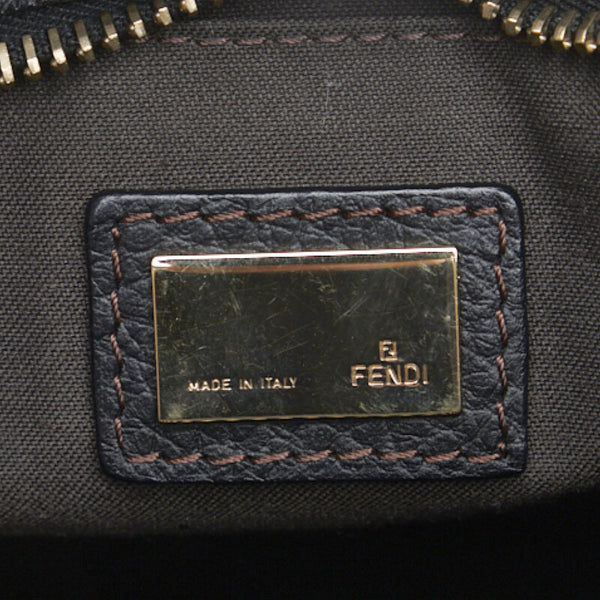 フェンディ ズッカ 斜め掛け ショルダーバッグ 8BT089 ブラック キャンバス レザー レディース FENDI 【中古】