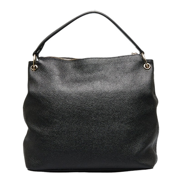 グッチ ソーホー タッセル ハンドバッグ ショルダーバッグ 2WAY 536194 ブラック レザー レディース GUCCI 【中古】