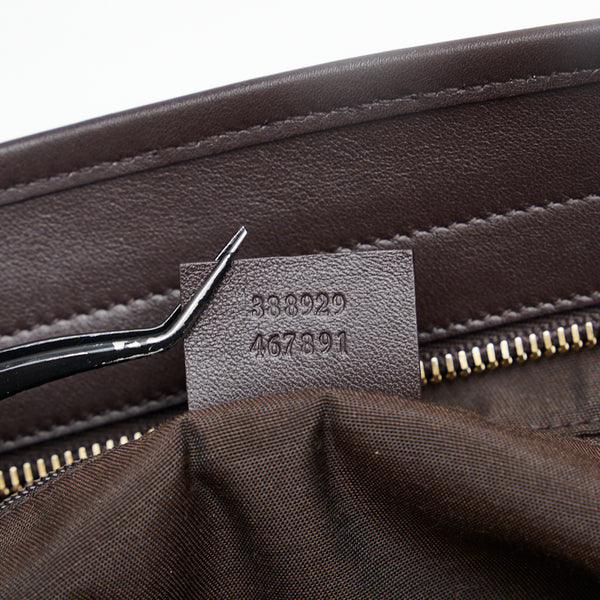 グッチ GGスプリーム トートバッグ ショルダーバッグ 2WAY 388929 ベージュ ブラウン PVC レザー レディース GUCCI 【中古】