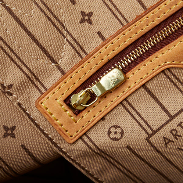 ルイ ヴィトン モノグラム ネヴァーフルPM ハンドバッグ トートバッグ M40155 ブラウン PVC レザー レディース LOUIS VUITTON 【中古】