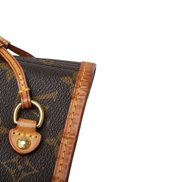 ルイ ヴィトン モノグラム ネヴァーフルPM ハンドバッグ トートバッグ M40155 ブラウン PVC レザー レディース LOUIS VUITTON 【中古】