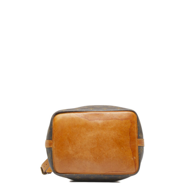 ルイ ヴィトン モノグラム プチノエ  ショルダーバッグ M42226 ブラウン PVC レザー レディース LOUIS VUITTON 【中古】