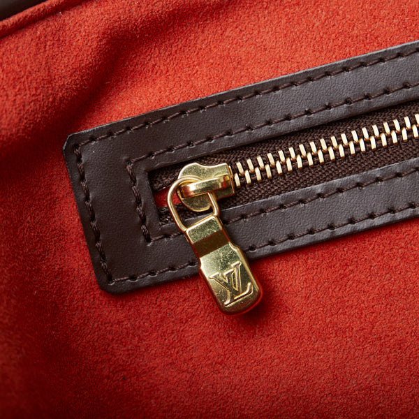 ルイ ヴィトン ダミエ マノスクPM トートバッグ ハンドバッグ Ｎ51121 ブラウン PVC レザー レディース LOUIS VUITTON 【中古】