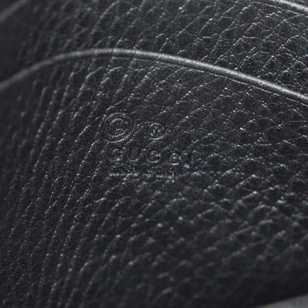 グッチ インターロッキングG チェーンウォレット 長財布 2WAY 466506 ブラック レザー レディース GUCCI 【中古】