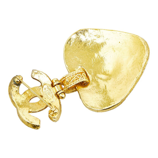 シャネル ココマーク ココスイング グリポア ブローチ ゴールド メッキ レディース CHANEL 【中古】