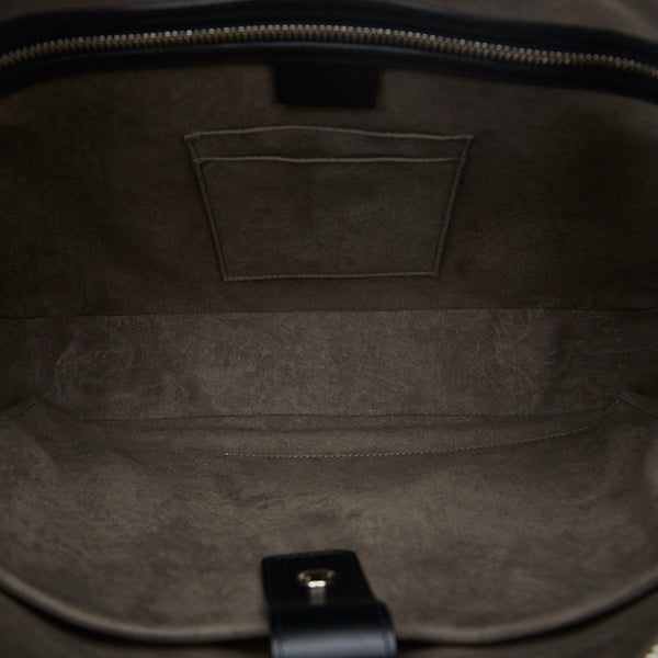 グッチ グッチシマ ビジネスバッグ ハンドバッグ ショルダーバッグ 2WAY 435322 ブラック レザー メンズ GUCCI 【中古】