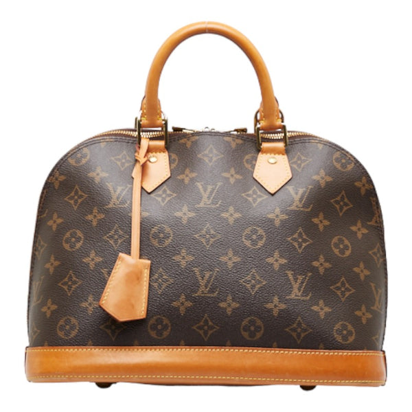 ルイ ヴィトン モノグラム アルマ ハンドバッグ M51130 ブラウン PVC レザー レディース LOUIS VUITTON 【中古】