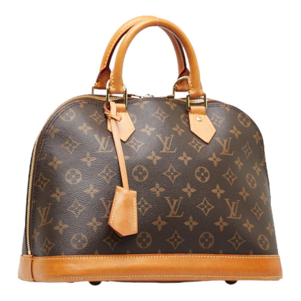 ルイ ヴィトン モノグラム アルマ ハンドバッグ M51130 ブラウン PVC レザー レディース LOUIS VUITTON 【中古】