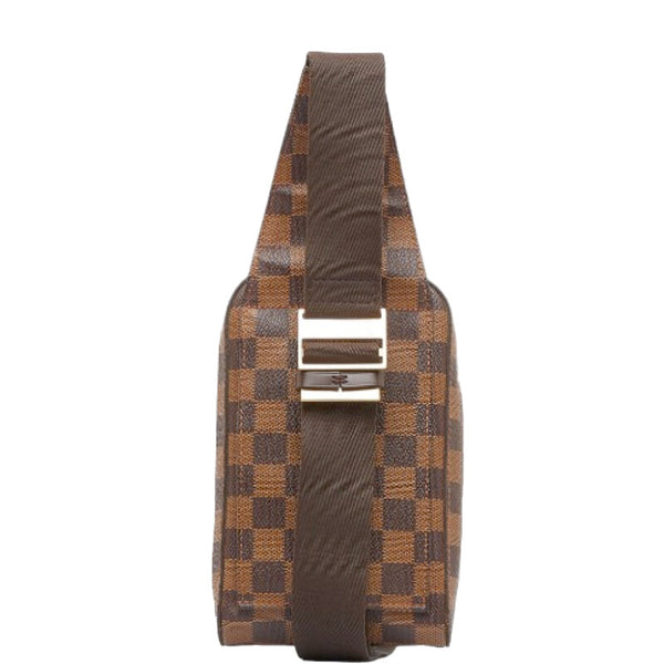 ルイ ヴィトン ダミエ ジェロニモス ショルダーバッグ ボディバッグ N51994 ブラウン PVC レザー メンズ LOUIS VUITTON 【中古】