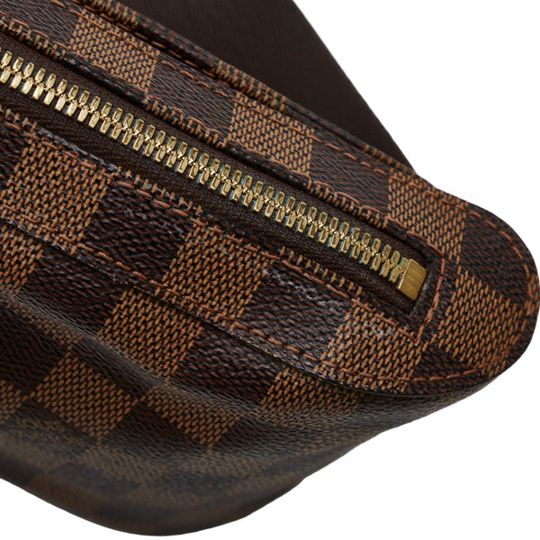 ルイ ヴィトン ダミエ ジェロニモス ショルダーバッグ ボディバッグ N51994 ブラウン PVC レザー メンズ LOUIS VUITTON 【中古】