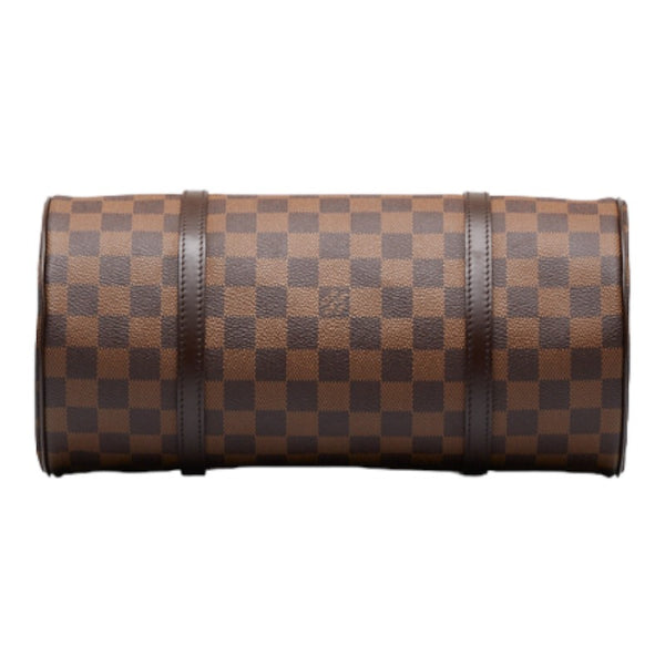 ルイ ヴィトン ダミエ パピヨン30 ハンドバッグ N41210 エベヌ ブラウン PVC レザー レディース LOUIS VUITTON 【中古】