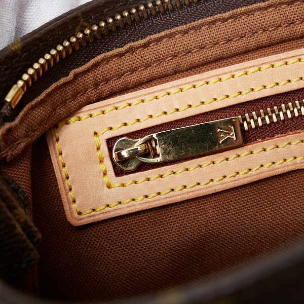 ルイ ヴィトン モノグラム トロター 斜め掛け ショルダーバッグ  M51240 ブラウン PVC レザー レディース LOUIS VUITTON 【中古】