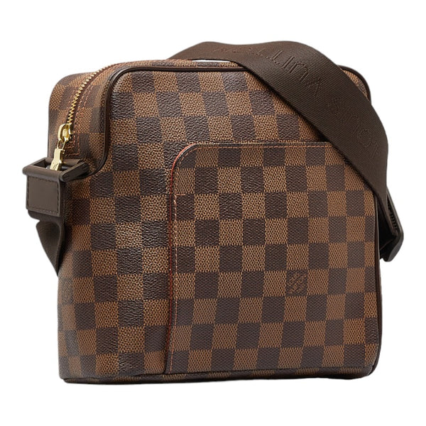ルイ ヴィトン ダミエ オラフPM 斜め掛け ショルダーバッグ N41442 ブラウン PVC レザー レディース LOUIS VUITTON 【中古】