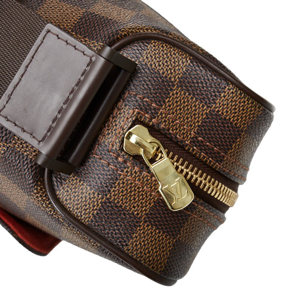 ルイ ヴィトン ダミエ オラフPM 斜め掛け ショルダーバッグ N41442 ブラウン PVC レザー レディース LOUIS VUITTON 【中古】
