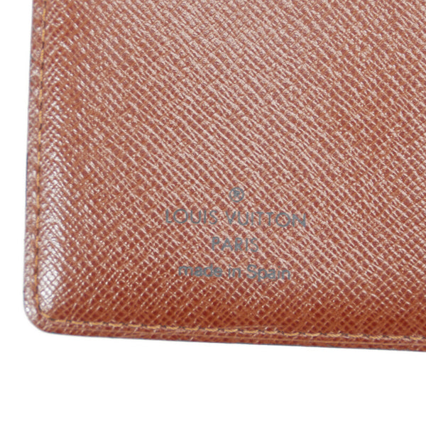 ルイ ヴィトン モノグラム アジェンダPM 手帳カバー R20005 ブラウン PVC レディース LOUIS VUITTON 【中古】