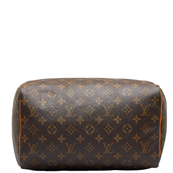 ルイ ヴィトン モノグラム スピーディ30 ハンドバッグ ミニボストンバッグ M41526 ブラウン PVC レザー レディース LOUIS VUITTON 【中古】