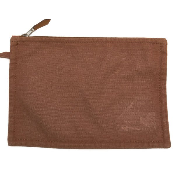 エルメス パニエドプラージュPM ハンドバッグ トートバッグ ベージュ キャンバス レディース HERMES 【中古】