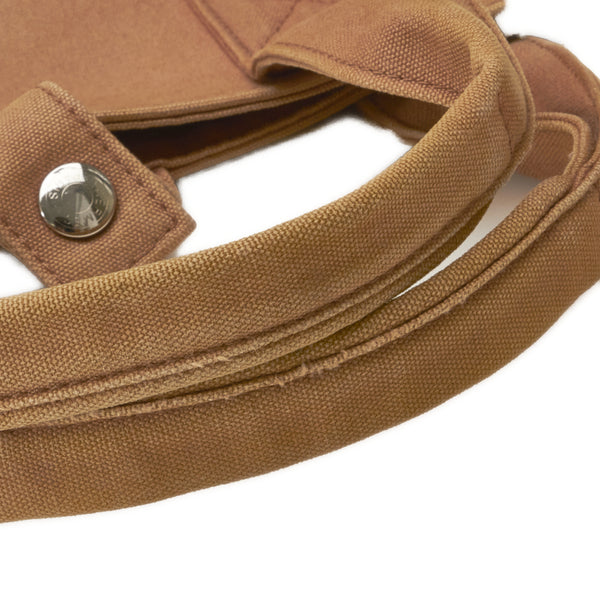 エルメス パニエドプラージュPM ハンドバッグ トートバッグ ベージュ キャンバス レディース HERMES 【中古】