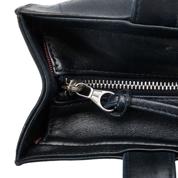 シャネル カメリア ココマーク ハンドバッグ トートバッグ ブラック レザー レディース CHANEL 【中古】