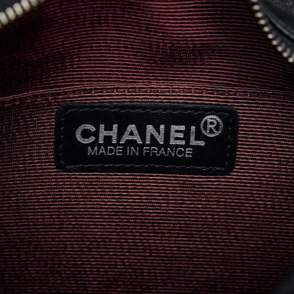 シャネル カメリア ココマーク ハンドバッグ トートバッグ ブラック レザー レディース CHANEL 【中古】