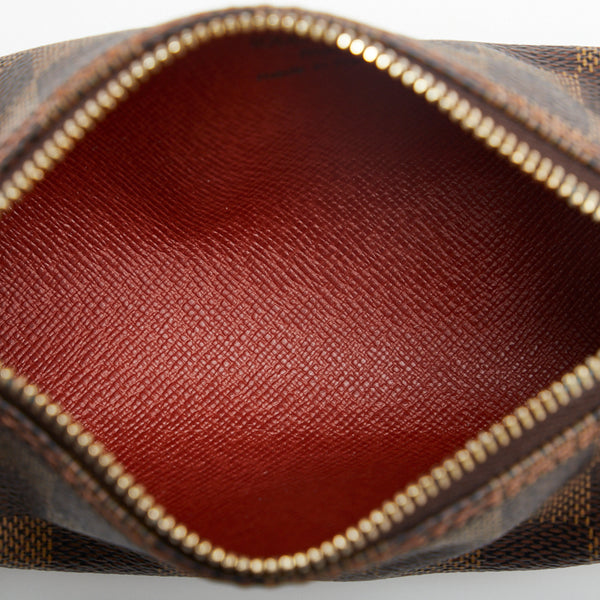 ルイ ヴィトン ダミエ パピヨン30 ハンドバッグ N41210 ブラウン PVC レザー レディース LOUIS VUITTON 【中古】