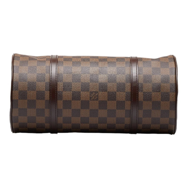 ルイ ヴィトン ダミエ パピヨン30 ハンドバッグ N41210 ブラウン PVC レザー レディース LOUIS VUITTON 【中古】