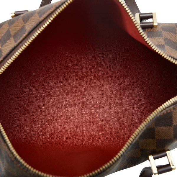 ルイ ヴィトン ダミエ パピヨン30 ハンドバッグ N41210 ブラウン PVC レザー レディース LOUIS VUITTON 【中古】