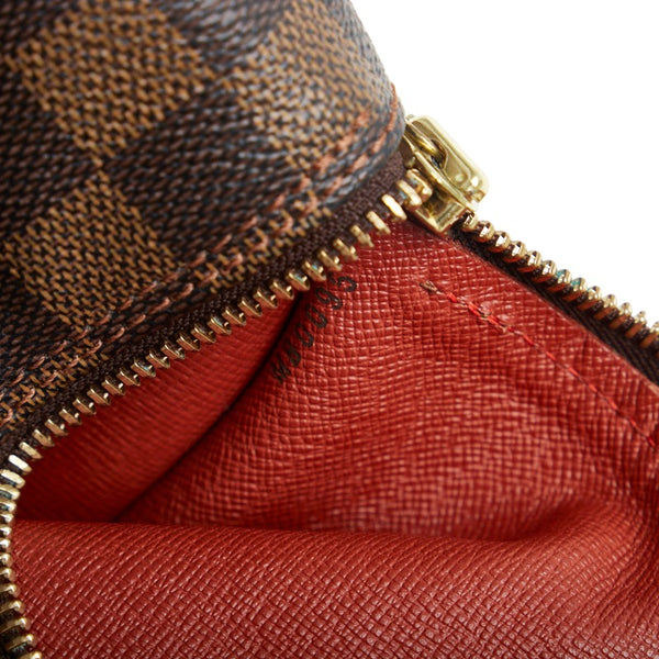 ルイ ヴィトン ダミエ パピヨン30 ハンドバッグ N41210 ブラウン PVC レザー レディース LOUIS VUITTON 【中古】
