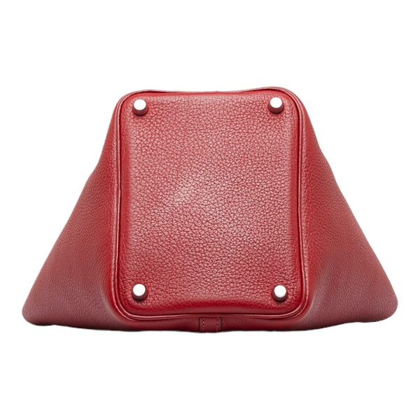 エルメス ピコタンPM SV金具 ハンドバッグ ルージュアッシュ トリヨンクレマンス レディース HERMES 【中古】