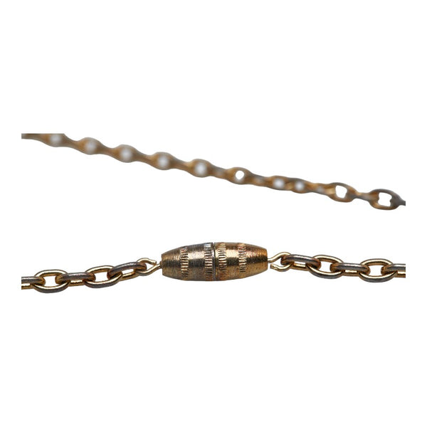 グッチ ヴィンテージ インターロッキングG 手巻き ネックレス ペンダントウォッチ ゴールド メッキ ガラス レディース GUCCI 【中古】