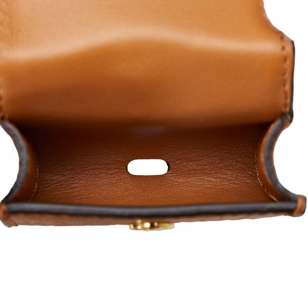 エム シー エム ヴィセトス ロゴグラム ハンドバッグ チェーン ショルダーバッグ 2WAY ブラウン PVC レザー レディース MCM 【中古】