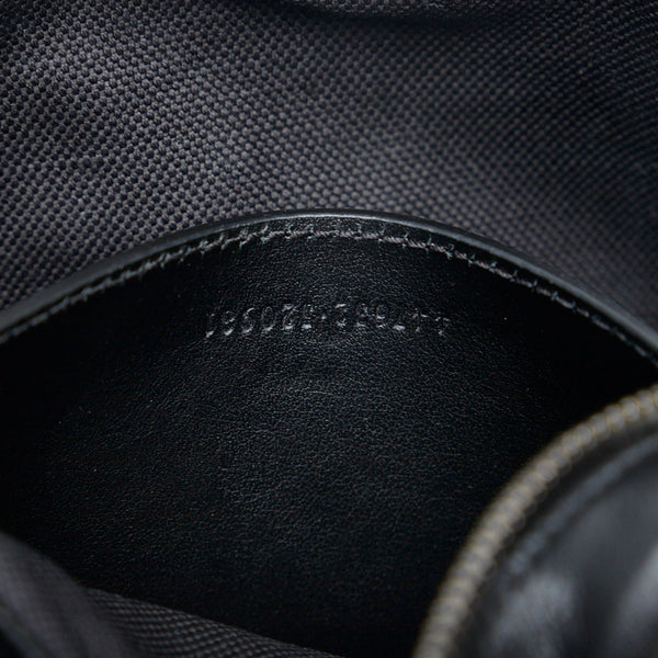 グッチ GGマーモント キルティング スモール 斜め掛け チェーン ショルダーバッグ 447632 ブラック レザー レディース GUCCI 【中古】