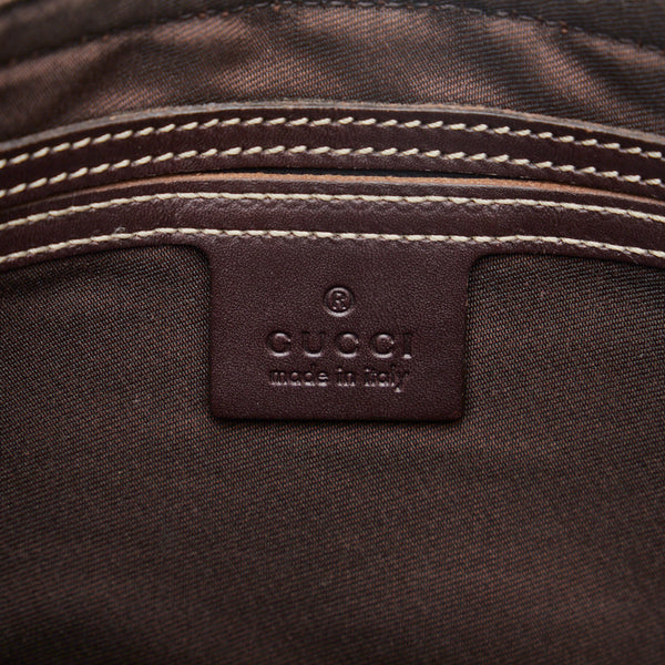 グッチ GGスプリーム ボディバッグ ウエストバッグ 211110 ベージュ ブラウン PVC レザー レディース GUCCI 【中古】