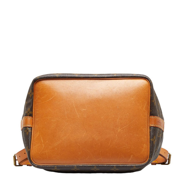 ルイ ヴィトン モノグラム プチノエ  ショルダーバッグ M42226 ブラウン PVC レザー レディース LOUIS VUITTON 【中古】