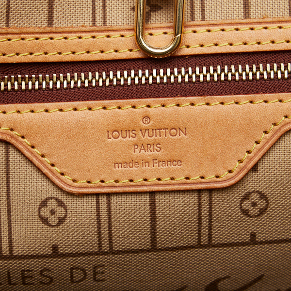 ルイ ヴィトン モノグラム ネヴァーフルGM トートバッグ ショルダーバッグ M40157 ブラウン PVC レザー レディース LOUIS VUITTON 【中古】