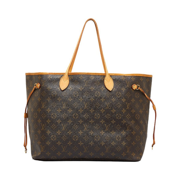 ルイ ヴィトン モノグラム ネヴァーフルGM トートバッグ ショルダーバッグ M40157 ブラウン PVC レザー レディース LOUIS VUITTON 【中古】