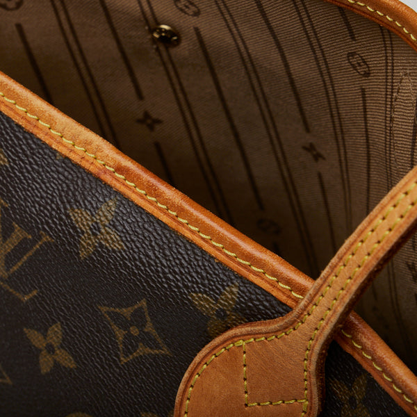 ルイ ヴィトン モノグラム ネヴァーフルGM トートバッグ ショルダーバッグ M40157 ブラウン PVC レザー レディース LOUIS VUITTON 【中古】