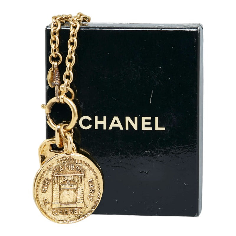 シャネル ネックレス ゴールド メッキ レディース CHANEL 【中古】
