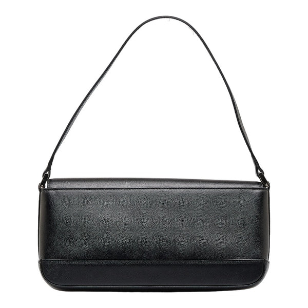 バーバリー ノバチェック ワンショルダーバッグ ブラック レザー レディース BURBERRY 【中古】
